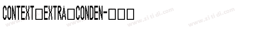 Context Extra Conden字体转换